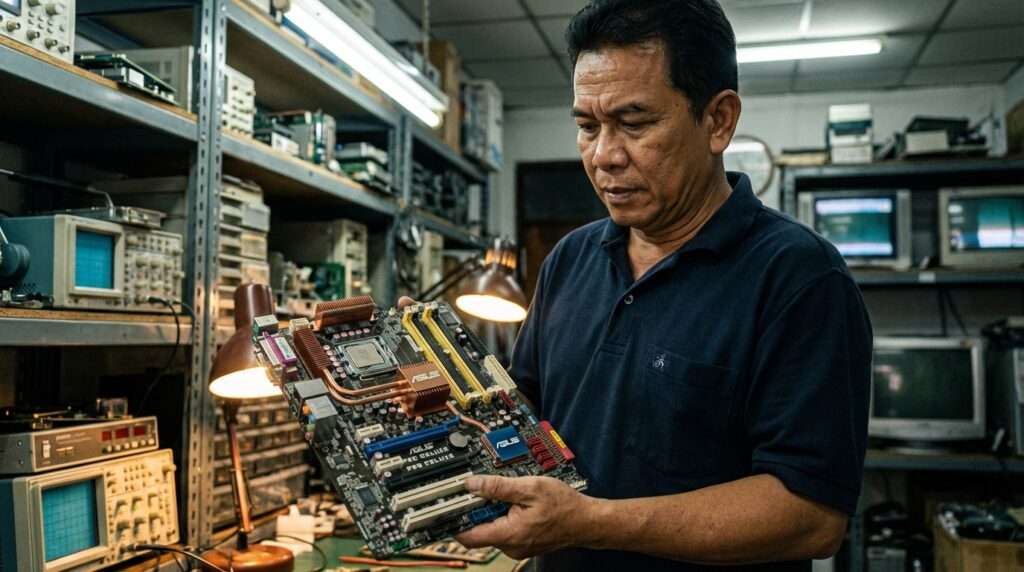 Deretan motherboard LGA 775 tangguh dan bandel rekomendasi teknisi hardware untuk restorasi PC retro.